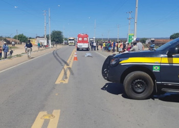 Veículo de carga atropela e mata pedestre no município de Jaicós
